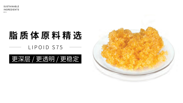 配置脂质体的最优选—LIPOID S75